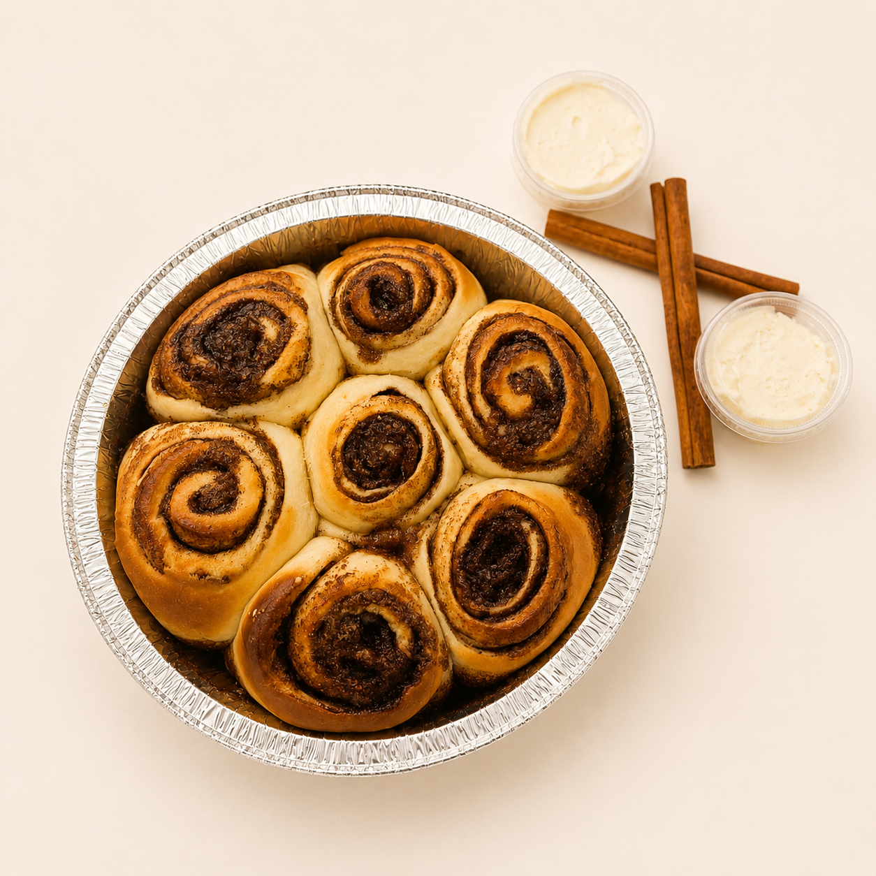 CINNAMON ROLLS (6)