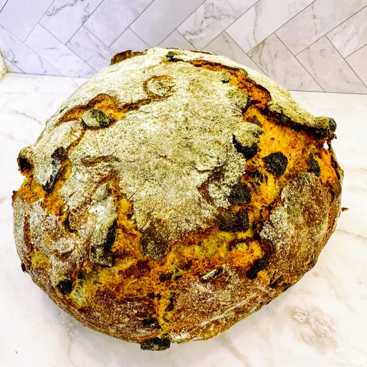 EARL GREY RAISIN PECAN RYE BREAD